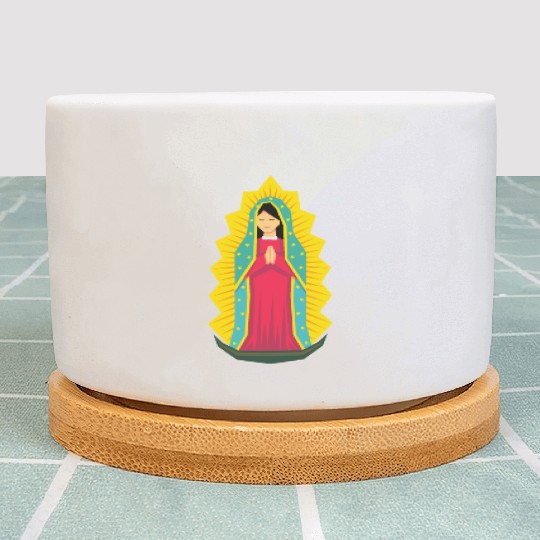 Lady Guadalupe Plant Pots | Guadalupe Plant Pots |VirginMary