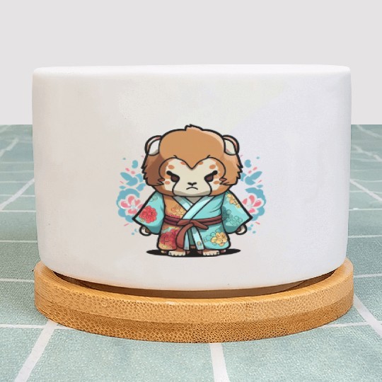 Lion kimono Plant Pots