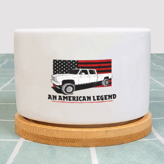 Lifted Square body truck American muscle Plant Pots 4x4