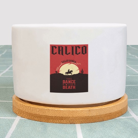 Calico California wild west town Plant Pots