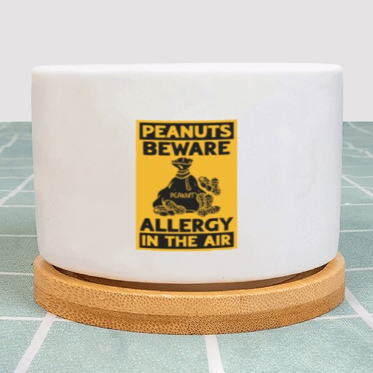Peanuts Beware Allergy In The Air Peanut Allergic Plant Pots