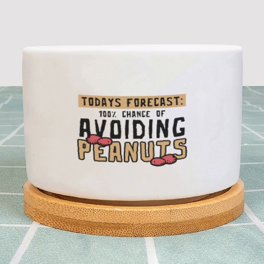 Today's Forecast 100% Chance Of Avoiding Peanuts Plant Pots