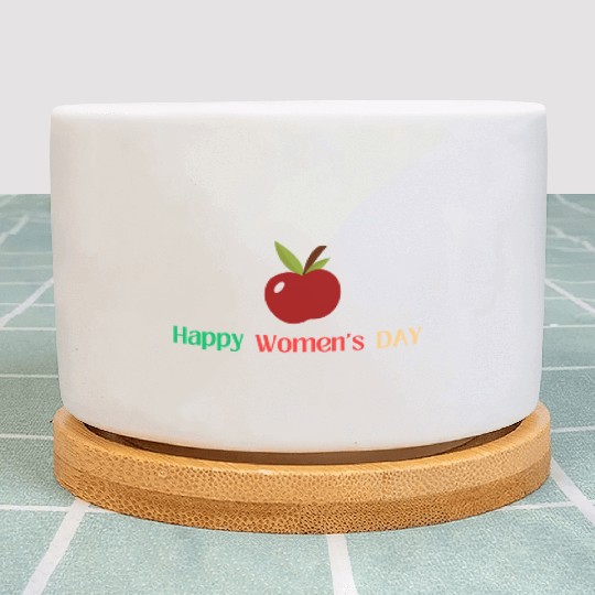 Embrace Equity Happy Women's Day Plant Pots