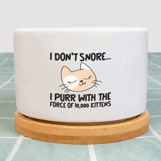 I Purr With The Force Of 10,000 Kittens 1 Plant Pots