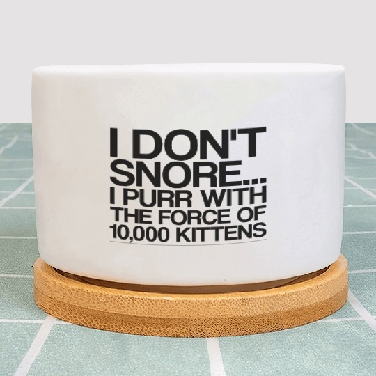 I Purr With The Force Of 10,000 Kittens 4 Plant Pots