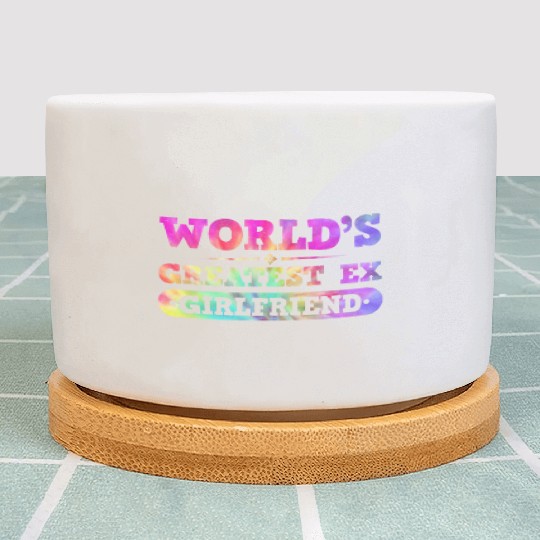 Worlds Greatest Ex Girlfriend Break Postal Service Plant Pots