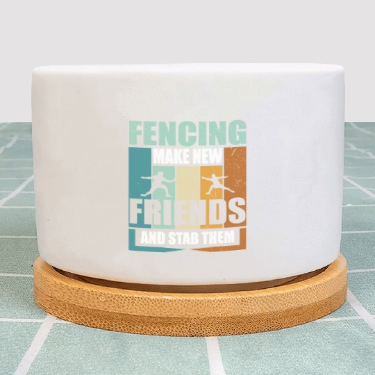 Funny Fencing Make New Friends And Stab Them Plant Pots