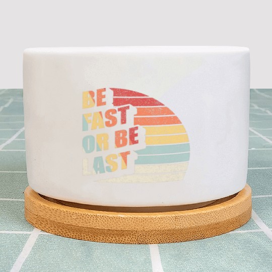 Fast Car Quote Drag Racing Gift Vintage Retro Rac Plant Pots