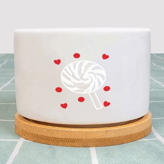 cute candy sweet lollipop lover Plant Pots