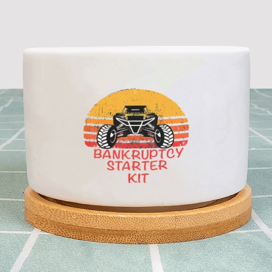 Funny ATV UTV Off Roading Racing Lover Racer T Sh Plant Pots