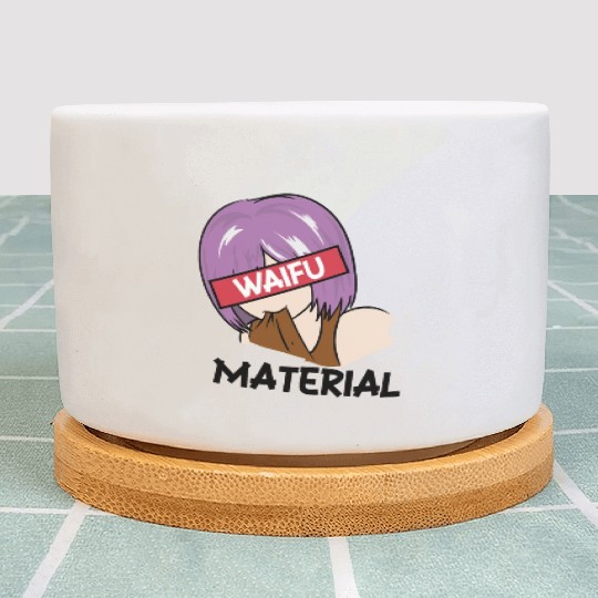 Anime Waifu Material Manga Eyes Japanese Plant Pots