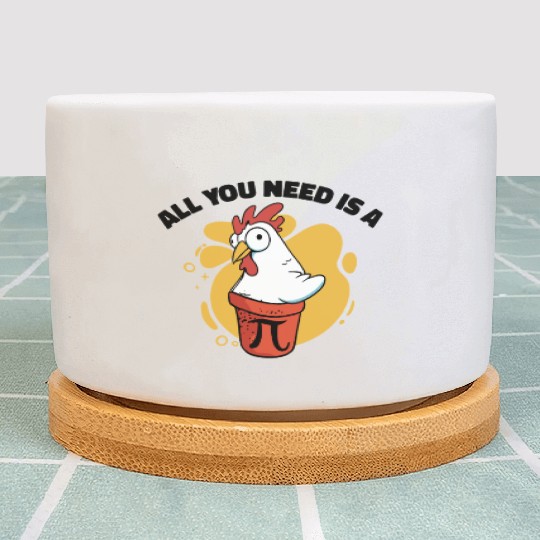 Pi Day Math Pie Chicken Pot Pi Number Plant Pots