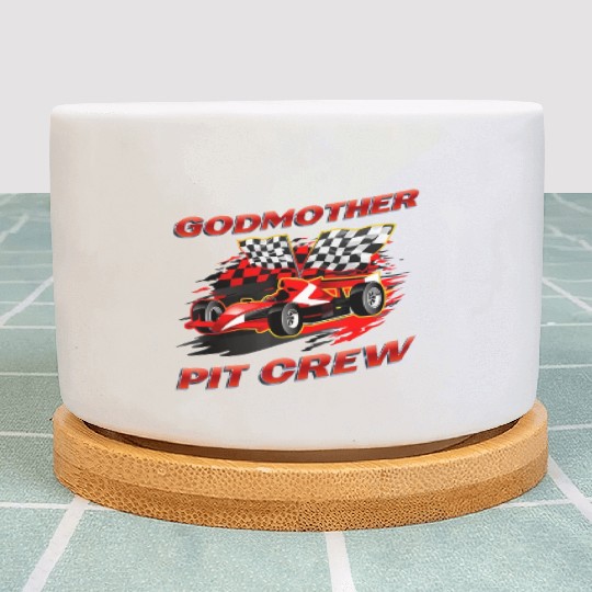 Godmother Pit Crew Race Car Birthday Party Racing Plant Pots