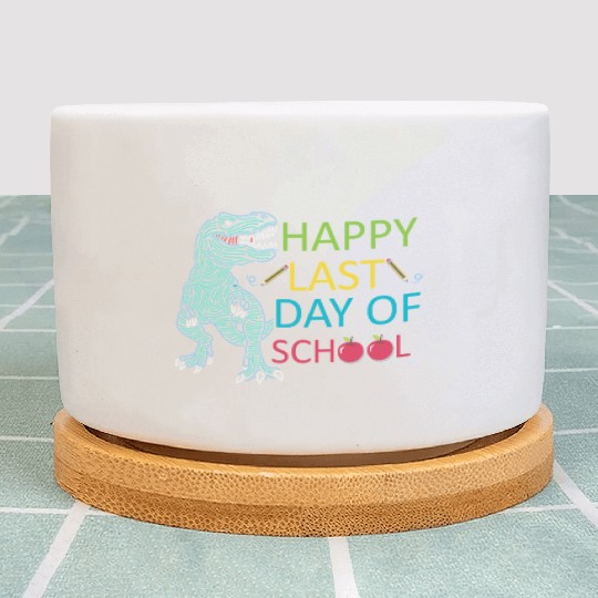 Last Day Of School Teacher Student Graduation Plant Pots
