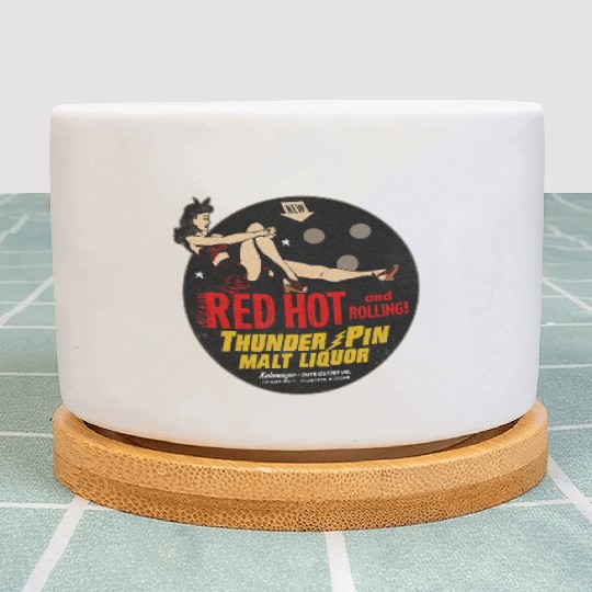 Vintage Bowler Malt Liquor Deluxe Plant Pots