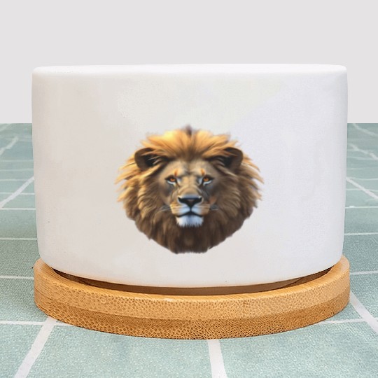 Lion, lion head Plant Pots