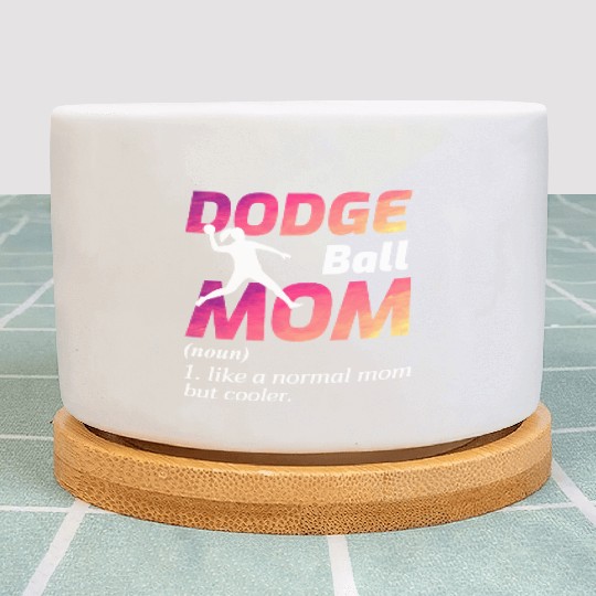 Dodgeball Mom Mothers day Funny Plant Pots