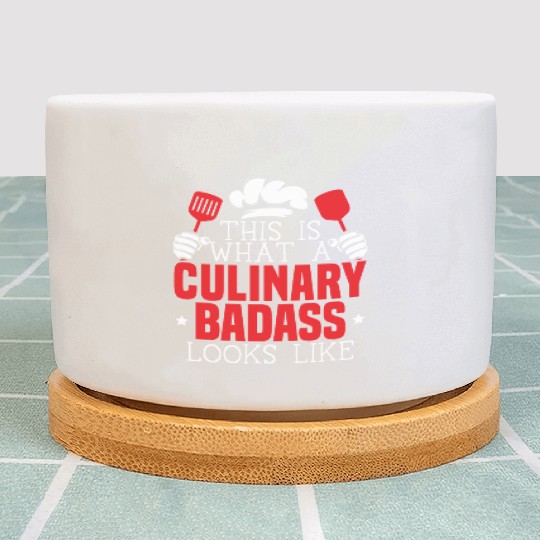 Culinary Gangster Pastry Chef Cooking Culinary Plant Pots