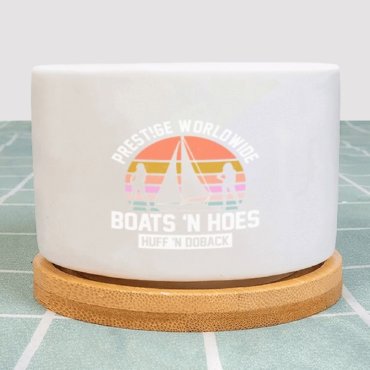 Prestige Worldwide Boats 'N Hoes Huff 'N Doback Plant Pots