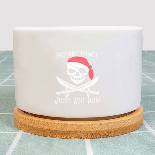 Instant Pirate Just Add Rum for Gasparilla or Plant Pots