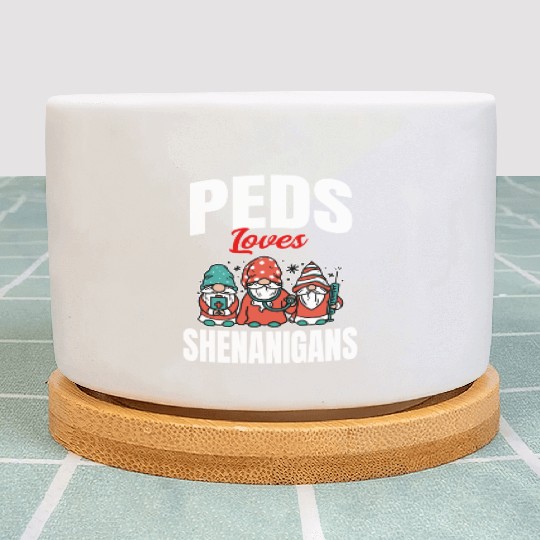 Funny PEDS Love Shenanigans St. Patricks Day Gnome Plant Pots