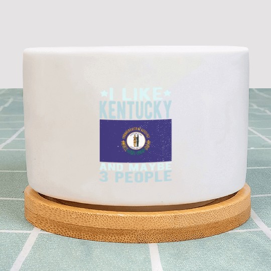 Kentucky Flag US State Plant Pots