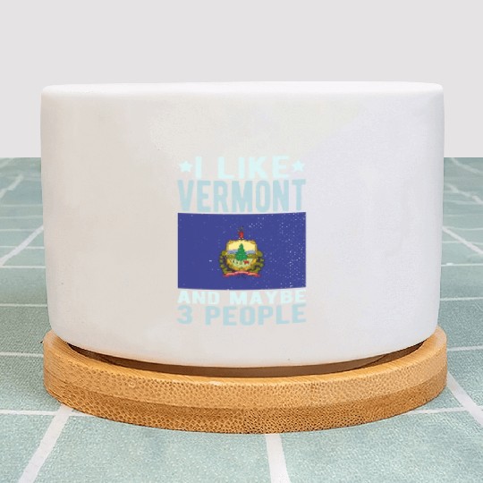 Vermont Flag US State Plant Pots