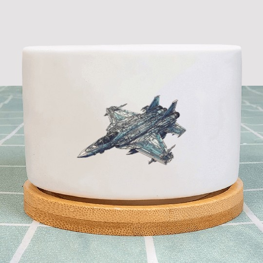 FIghter jet Plant Pots
