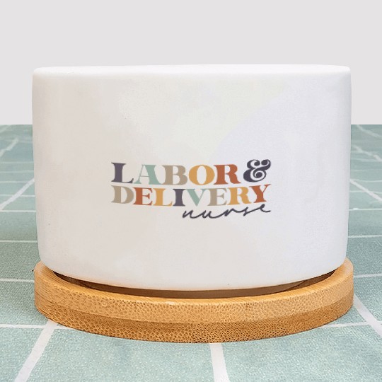 Labor and Delivery Nurse ,L&D RN,Maternity Babies Plant Pots