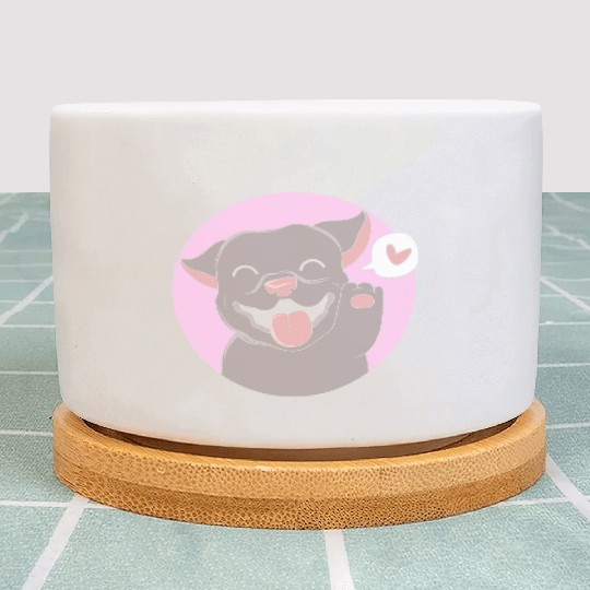 American Pitbull Terrier Puppy Pet Cute Pitbull Plant Pots