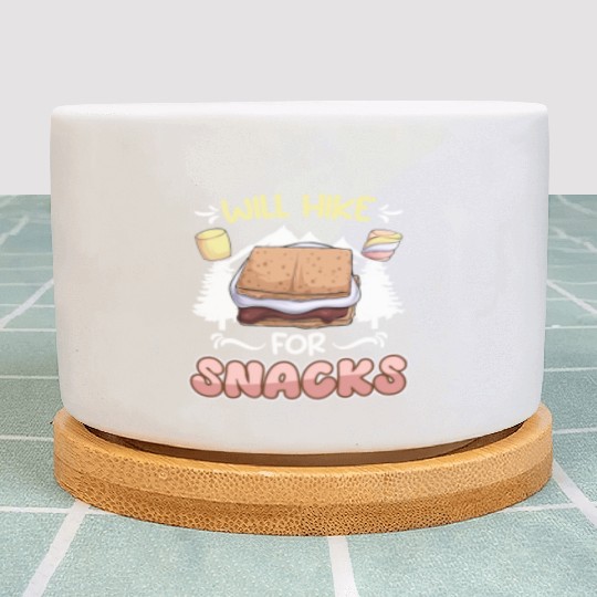 Wanderlust Climber funny Mountain Hiking Snack Plant Pots