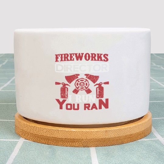 Fireworks Director Plant Pots