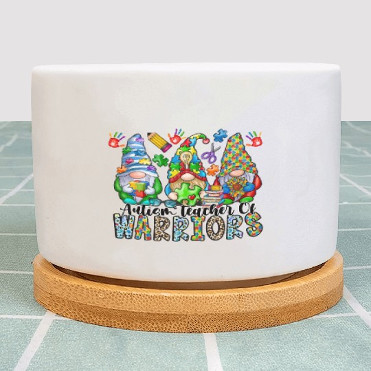 Autism Teacher Of Warriors Plant Pots