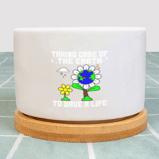 Taking care of the earth to save a life Earth day Plant Pots