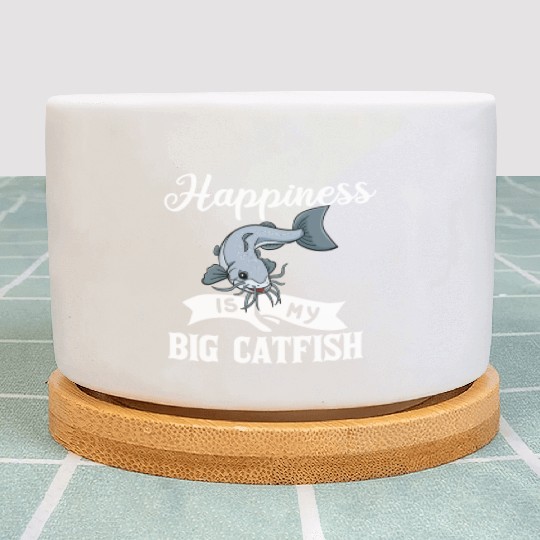 Catfish Fishing Gift Flathead Catfishing nostalgia Plant Pots