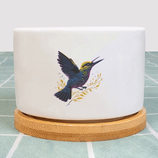 Nature Lovers - Charming Hummingbird Plant Pots