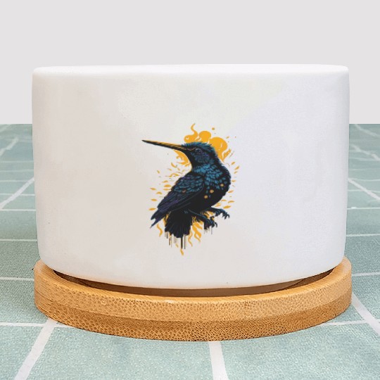 Nature Lovers - Charming Hummingbird Plant Pots