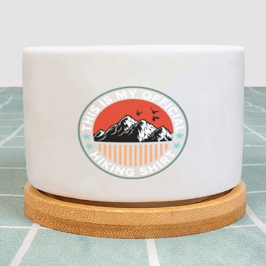 This is my Official Hiking Plant Pots Wanderlust