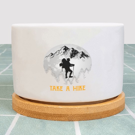 Take a Hike Wanderlust Hiking Plant Pots
