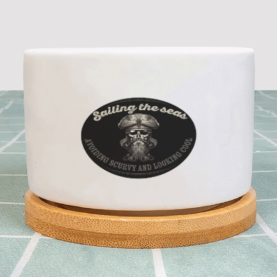 Cool Pirate Sailing Plant Pots