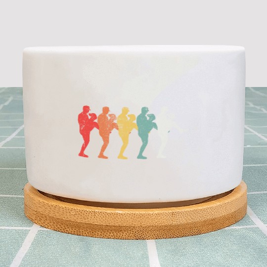 Baseball Pitcher Vintage Plant Pots