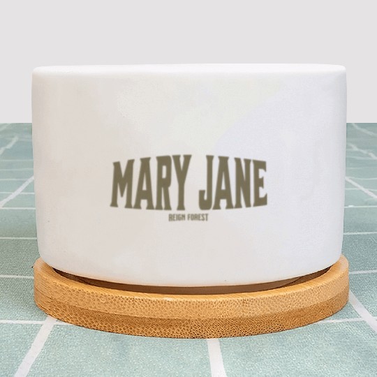 Mary Jane Marijuana Funny Graphic Plant Pots Plant Pots