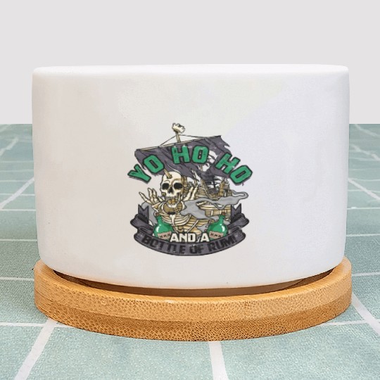 Yo ho ho and a bottle of rum! - Pirate Plant Pots