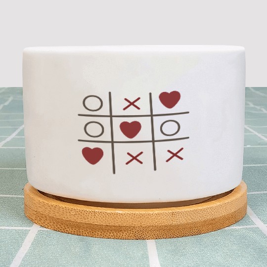 Cool Valentine s Day Criss Cross Heart Plant Pots