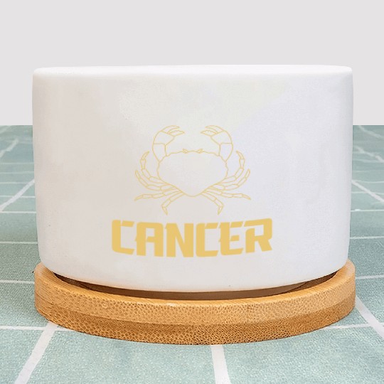 Cancer Zodiac Sign, astrology design, the crab Plant Pots