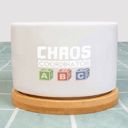 Chaos Coordinator Teacher Plant Pots