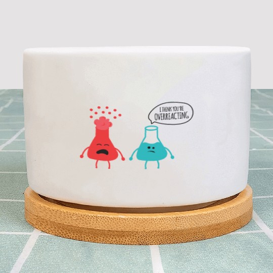 Novelty Geek Chemical Reactions Pun Gift You're Plant Pots