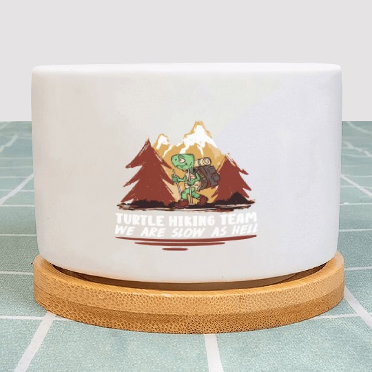 Turtle Hiking Team Mountain lover Wanderlust Plant Pots