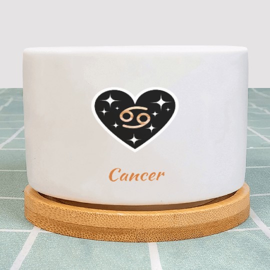 CANCER ZODIAC SIGN, astrology, birthday Plant Pots