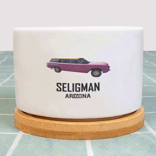 Old car city of Seligman in Arizonna, US Route 66 Plant Pots